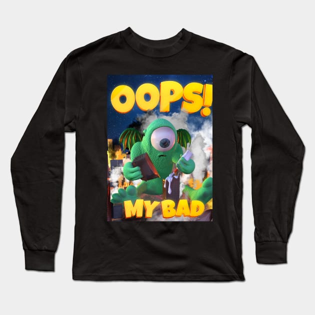 OOPS! My Bad Long Sleeve T-Shirt by TeeLabs